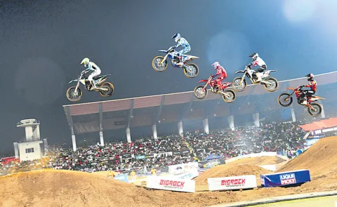 Salman Khan inaugurated the Indian Supercross Racing League Round 2