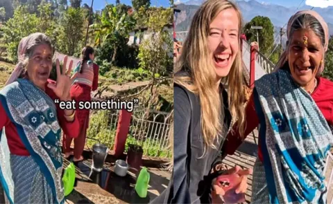 US vlogger visits remote Himalayan village