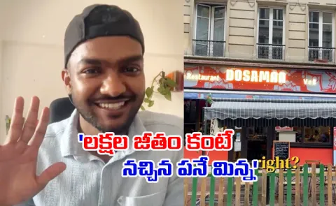 Indian man quits high-paying job in Germany to sell dosa Goes Viral15