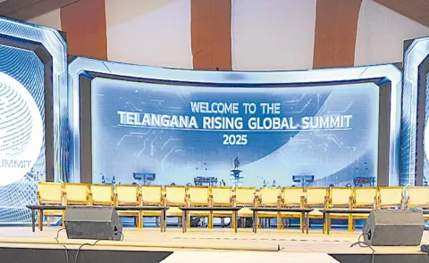 Preparations for the Telangana Rising Global Summit 2025 Complete