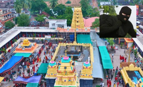 TDP Worker Theft involved in Temple hundi cash counting