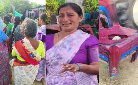 BRS Activists Over Action At Paleru Khammam