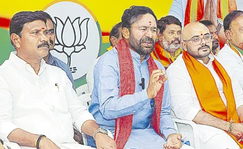 Kishan Reddy comments on Congress party: Telangana