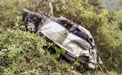 6 Killed As Car Falls Into 600 Foot Gorge In Nashik
