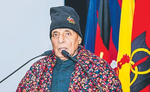 Rajnath Singh inaugurates record 125 BRO infrastructure projects in Ladakh