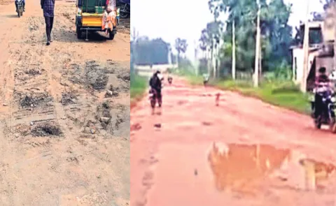 Rural roads in Andhra Pradesh are Worst in Chandrababu Govt