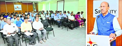 శ్రీసిటీలో సర్క్యులర్‌ ఎకానమీ, వ్యర్థాల రీసైక్లింగ్‌ పా