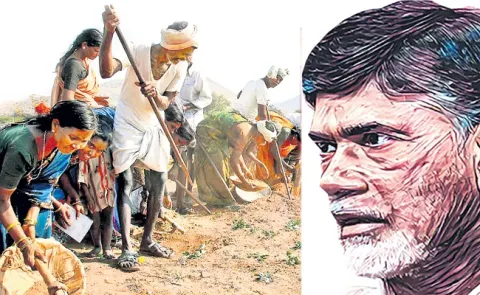 Chandrababu govt Fraud to Employment of poor people