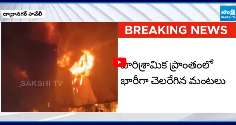 Massive Fire Breaks Out in Dadra Industrial Area 2