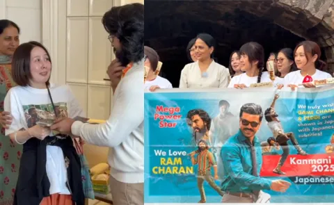 Japan Girl Meet With ram charan In Hyderabad4