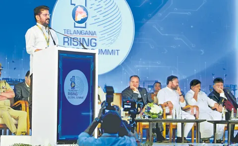 CM Revanth Reddy Speech At Telangana Rising Global Summit 2025