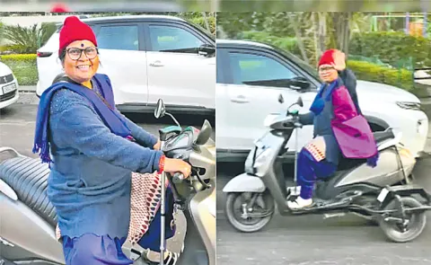 Woman With Disability Works As Zepto Delivery Agent12