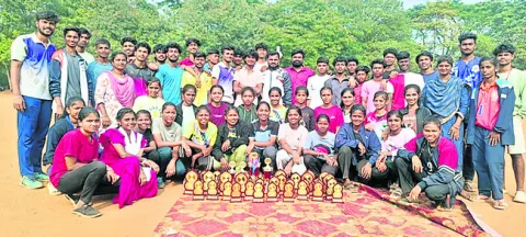 రాష్ట్ర స్థాయి క్రీడా పోటీలకు ‘ఆర్యభట్ట’ విద్యార్థులు 