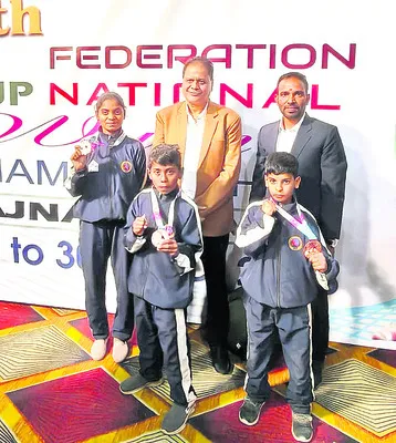 వుషూ పోటీల్లో ప్రతిభ
