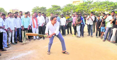 సరదాగా.. సందడిగా కేటీఆర్‌
