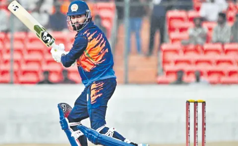 Hyderabad lost to Baroda in the Vijay Hazare Trophy