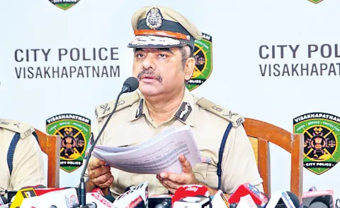Crime is decreasing in Visakhapatnam