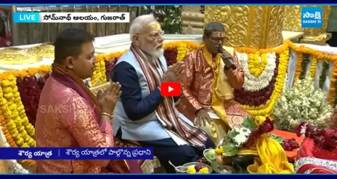 PM Narendra Modis Shaurya Yatra At Somnath Temple At Gujarat 3