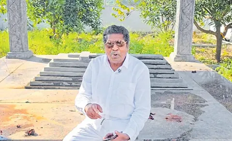 man built own grave 15 years ago final rites in jagtial