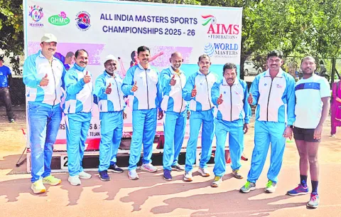 జాతీయ మాస్టర్స్‌ అథ్లెటిక్స్‌లో క్రీడాకారుల సత్తా