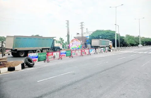 పద్మానగర్‌ జంక్షన్‌ మూసివేత
