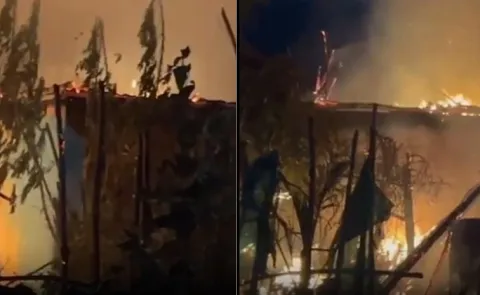 Massive Fire Accident In Kakinada District