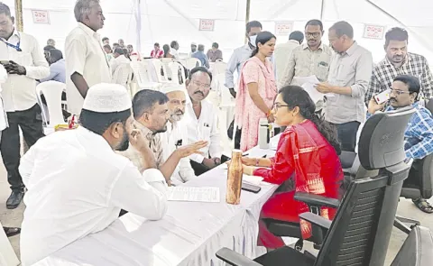 TDP leaders eyeing precious lands in Andhra pradesh