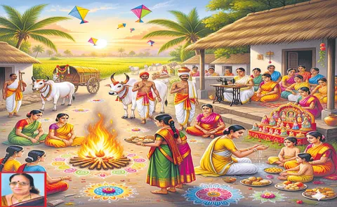 Telugu writer Potturi Vijayalakshmi Sharing memories of Sankranthi celebrations