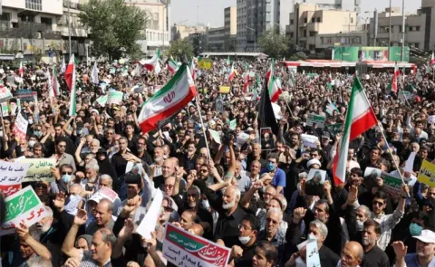 International concern: protester Irfan Soltani has been sentenced to death