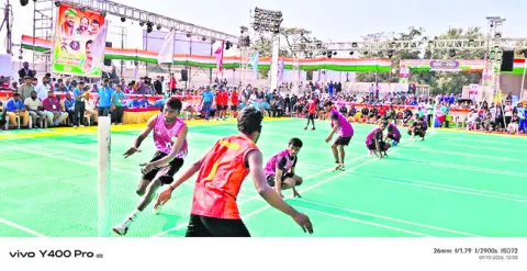 జాతీయ ఖోఖో జాతరలో మనోళ్లు..