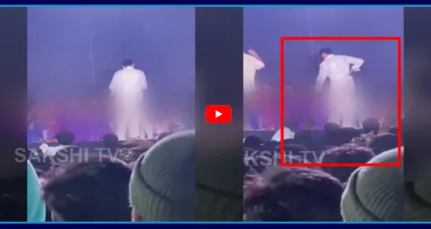 Janasena MLA Deva Prasad Followers Behaviour With Recording Dancers 1