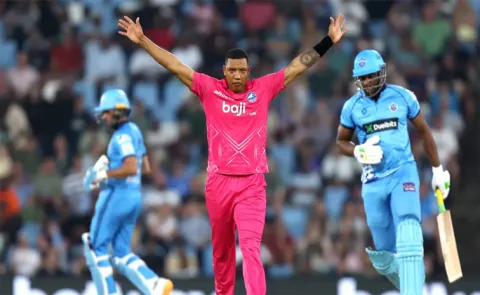 Ottneil Baartman produces second ever hat trick of SA205