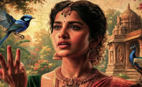 Nabha Natesh As A Parvathi In Nagabandham Movie