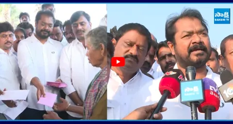 YSRCP Dadisetti Raja Assure to Saralanka Fire Incident Victims 2
