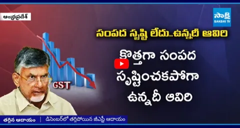 No Growth And Falling Revenue Under Chandrababu Naidu Government 1