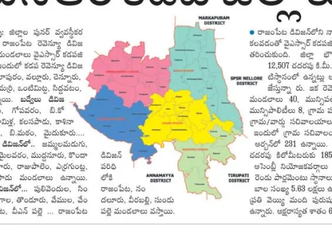 వైఎస్‌ఆర్‌ కడప జిల్లాకు కొత్తరూపు