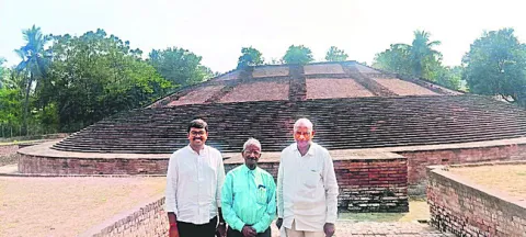 చారిత్రక ప్రాశస్త్యం కలిగిన ఘంటసాల బౌద్ధ స్థూపం