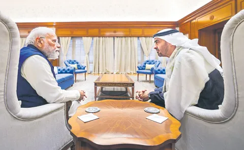 India and the UAE set a target of USD 200 billion in annual trade by 2032