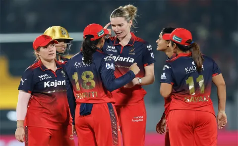 RCB becomes the First team to win 6 Consecutive matches in WPL history1