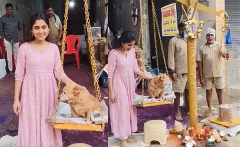 Teena Sravya Donate Jaggery Medaram Jathara 20262