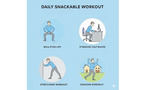 One or two minute exercises for physical activity