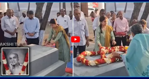 YSR Family Pays Tribute To EC Gangireddy Birth Anniversary 1