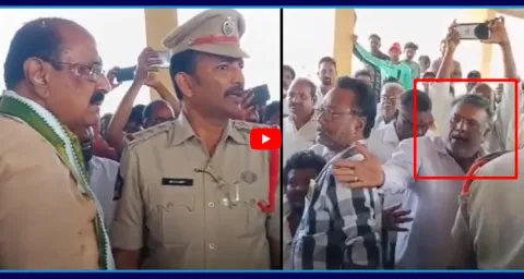 Kolleru Residents Protest Against MLA Kamineni Srinivas 1