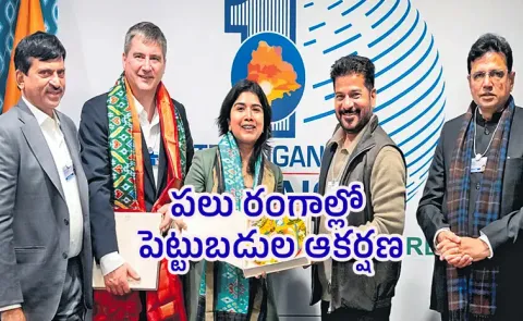 Davos investments 28,693 crore Agreements to Telangana