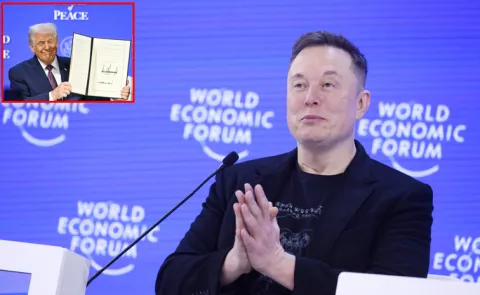 Musk Takes mocked on Trump peace of board