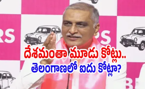 BRS Harish Rao Serious Comments On Revanth Reddy