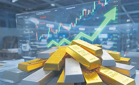 Gold, silver prices continue to touch new highs amid global Markets3
