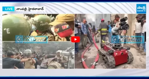 Blaze in Nampally Robot Deployed to the Scene 1