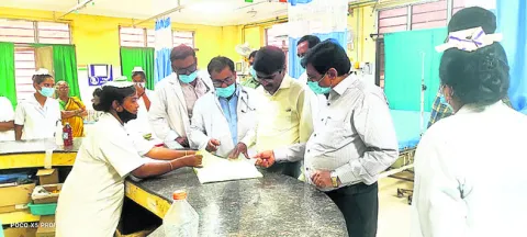 రిమ్స్‌లో ‘ఎన్‌ఎంసీ’ తనిఖీలు