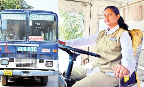 Kurnool Woman Set to Become State’s First SC Female Heavy Vehicle Driver